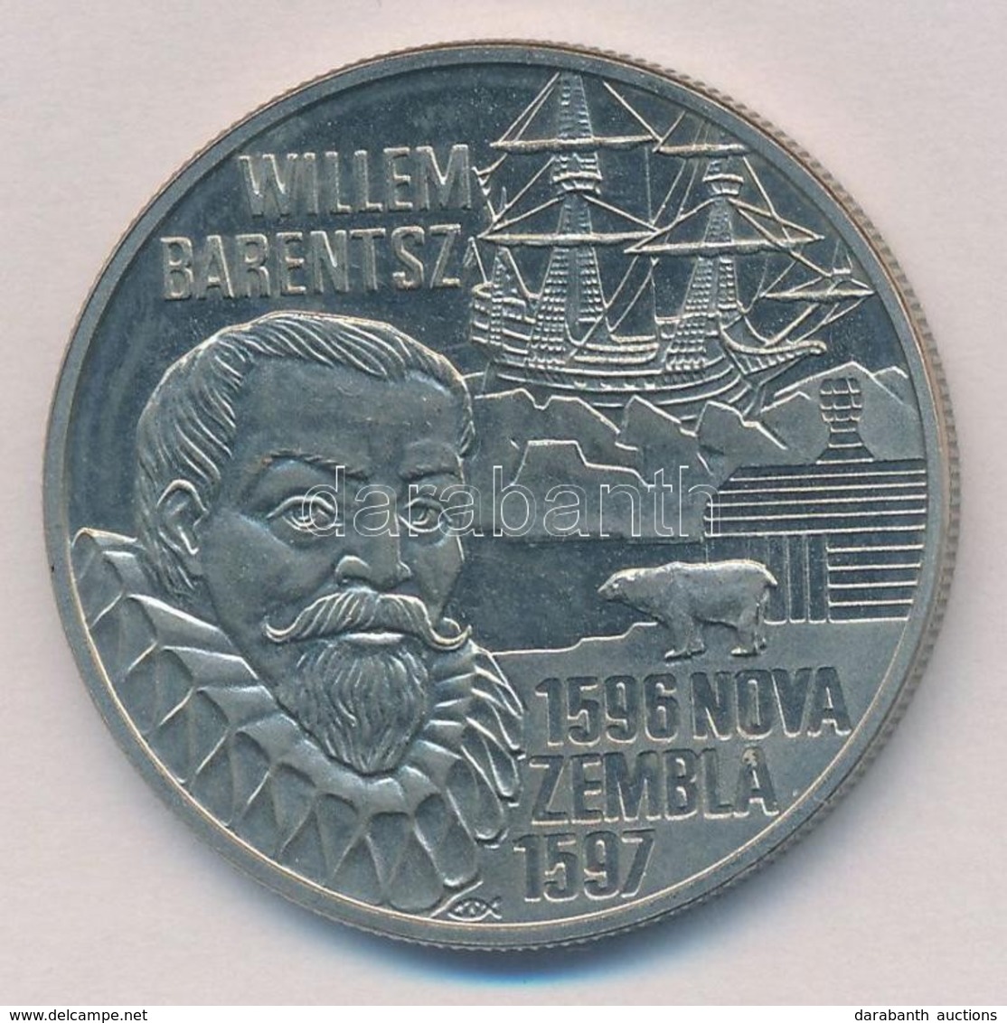 Hollandia 1996. 5E Cu-Ni 'Willem Barentsz' Tanúsítvánnyal T:1
Netherlands 1996. 5 Euro Cu-Ni 'Willem Barentsz' With Cert - Unclassified