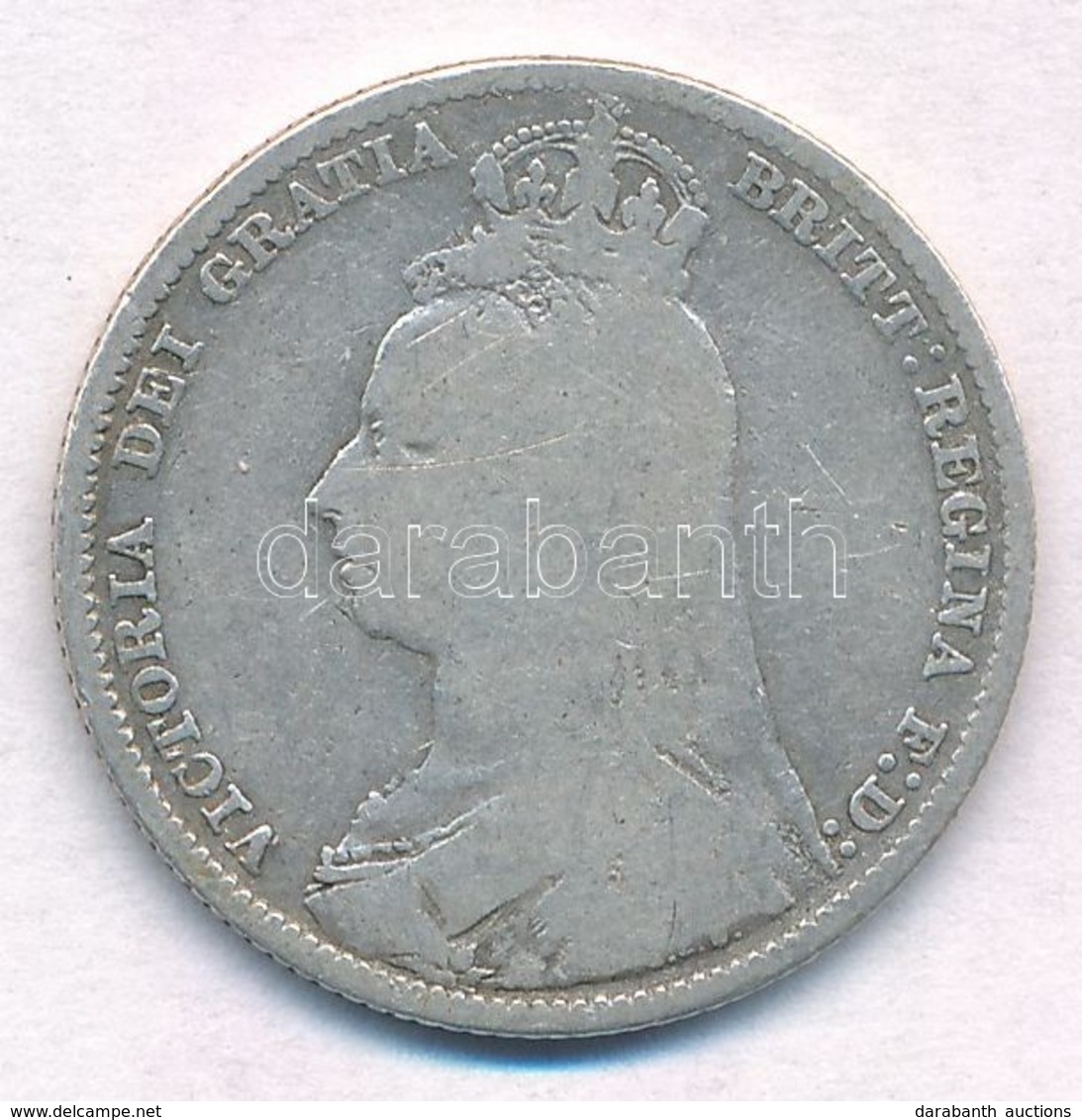 Nagy-Britannia 1892. 1Sh Ag 'Viktória' T:3
Great Britain 1892. 1 Shilling Ag 'Victoria' C:F - Ohne Zuordnung