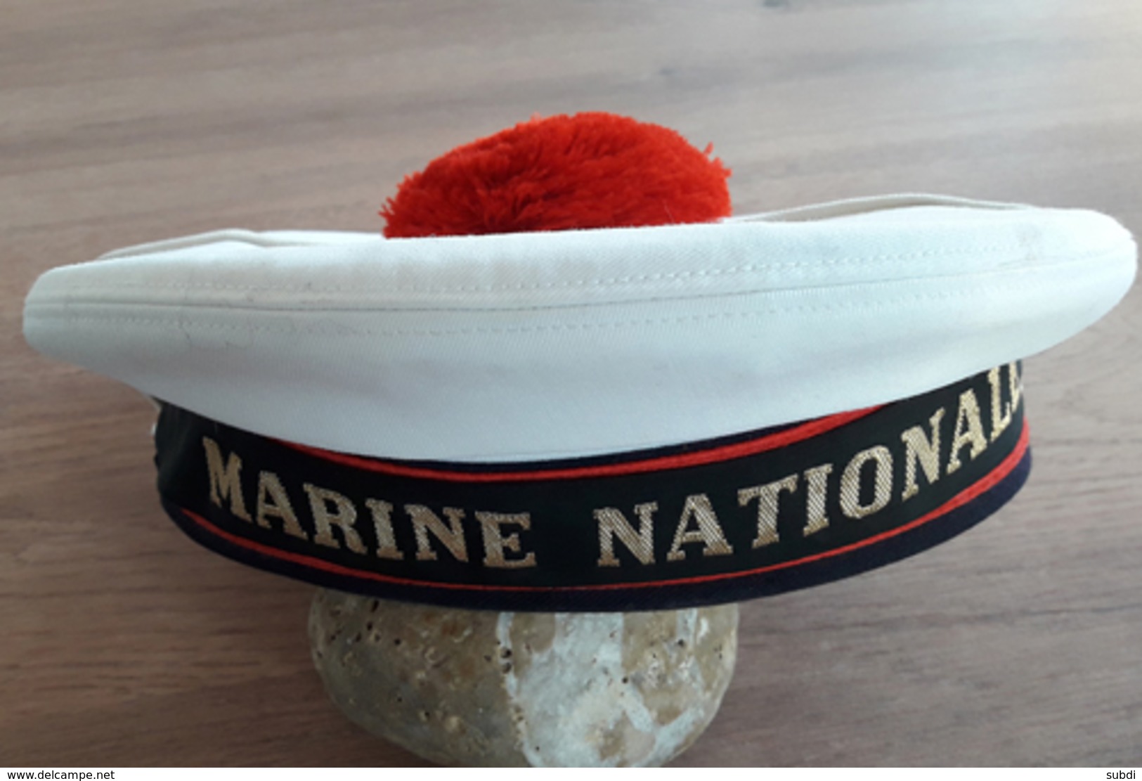 Bâchi Bonnet De Marin Ruban BASE NAVALE TOULON - Marine - Casques & Coiffures