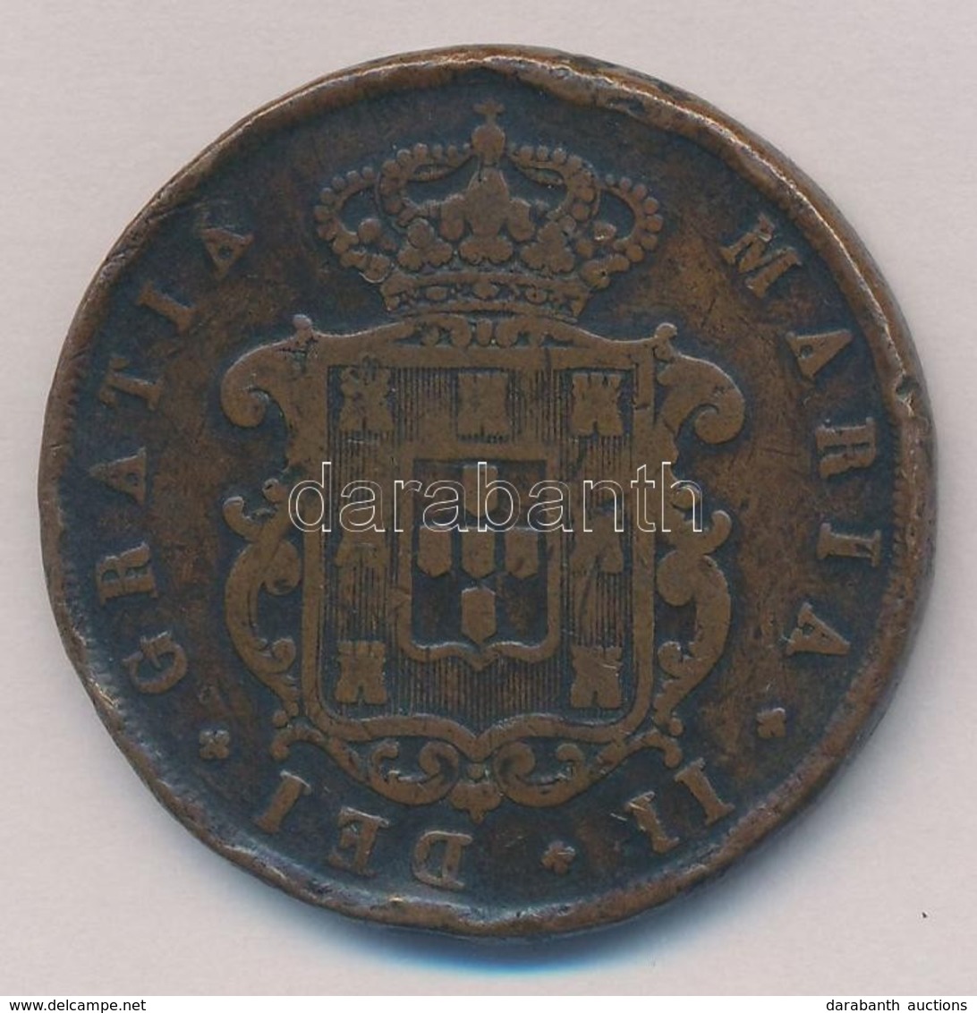 Portugália 1849. 20R Cu 'II. Mária' T:2- Ph.
Portugal 1849. 20 Reis Cu 'Maria II' C:VF Edge Error
Krause KM#482 - Non Classificati