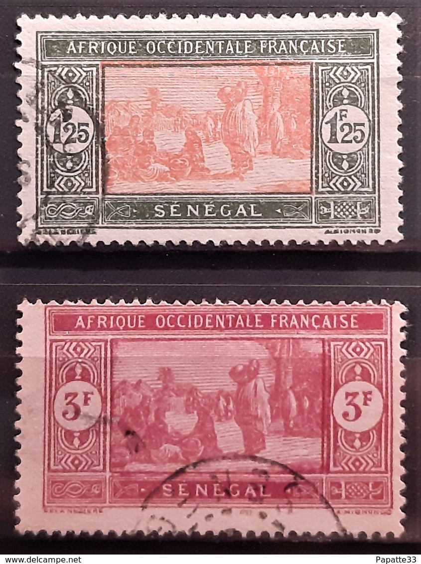 SENEGAL (Colonie Française) - N°107A-109 - Oblitéré (o) - Used Stamps