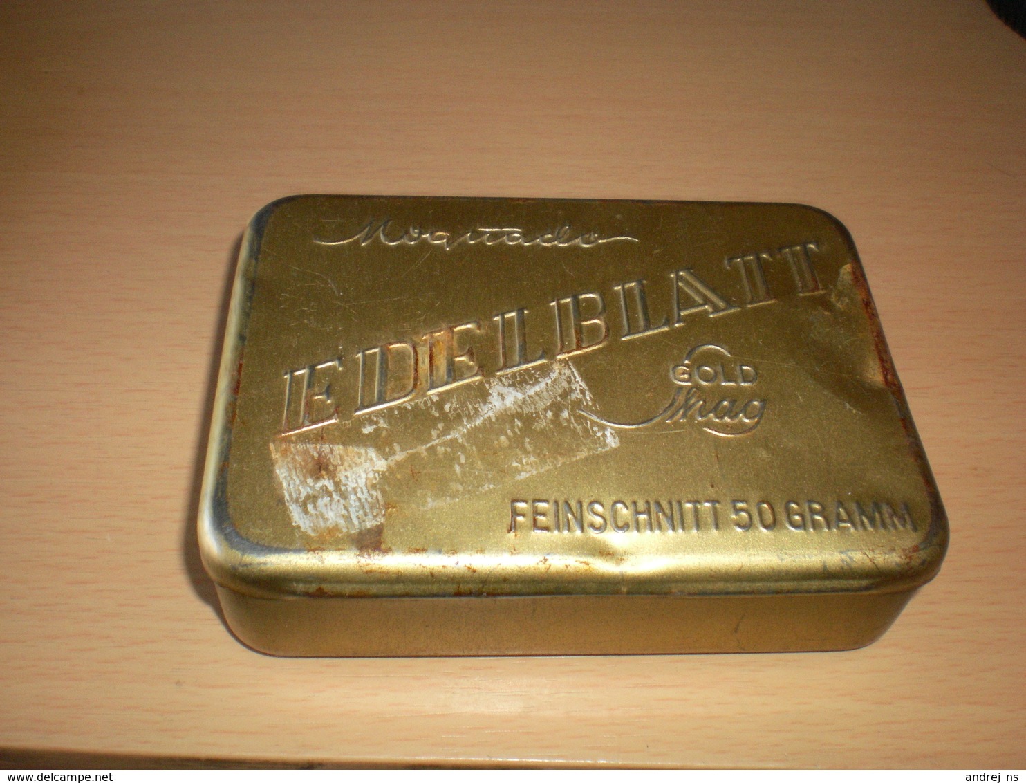 Edelblatt Vintage German Tin Box - Tabaksdozen (leeg)