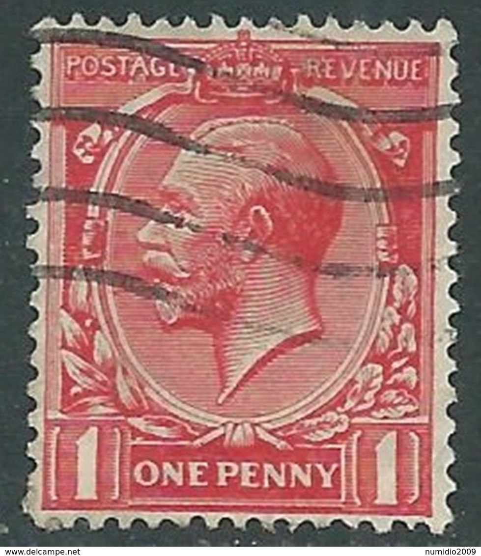 1924-26 GREAT BRITAIN USED SG 419 1d - F22-10 - Usati