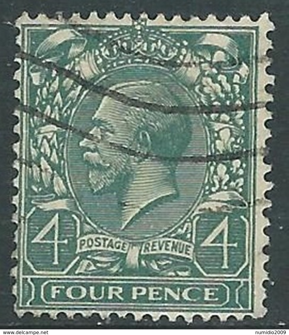 1924-26 GREAT BRITAIN USED SG 424 4d - F23 - Usati