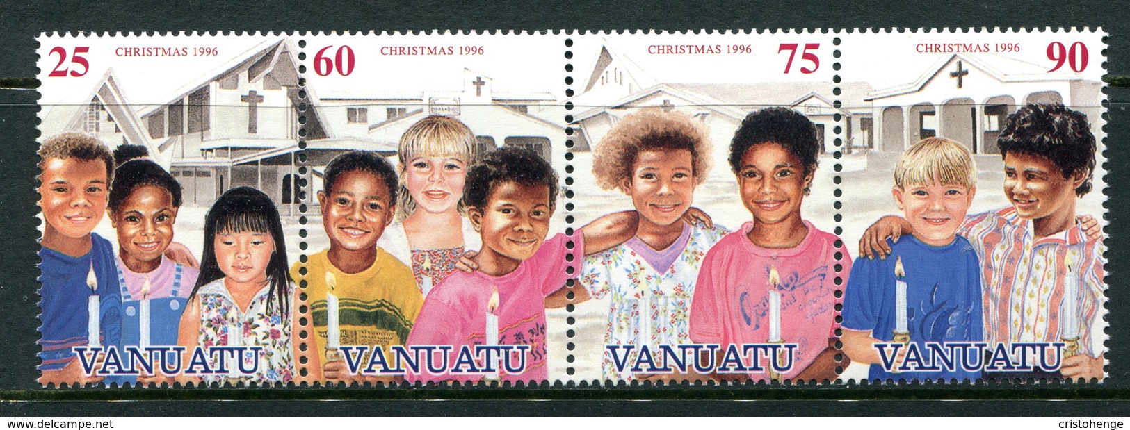 Vanuatu 1996 Christmas Set MNH (SG 732-735) - Vanuatu (1980-...)