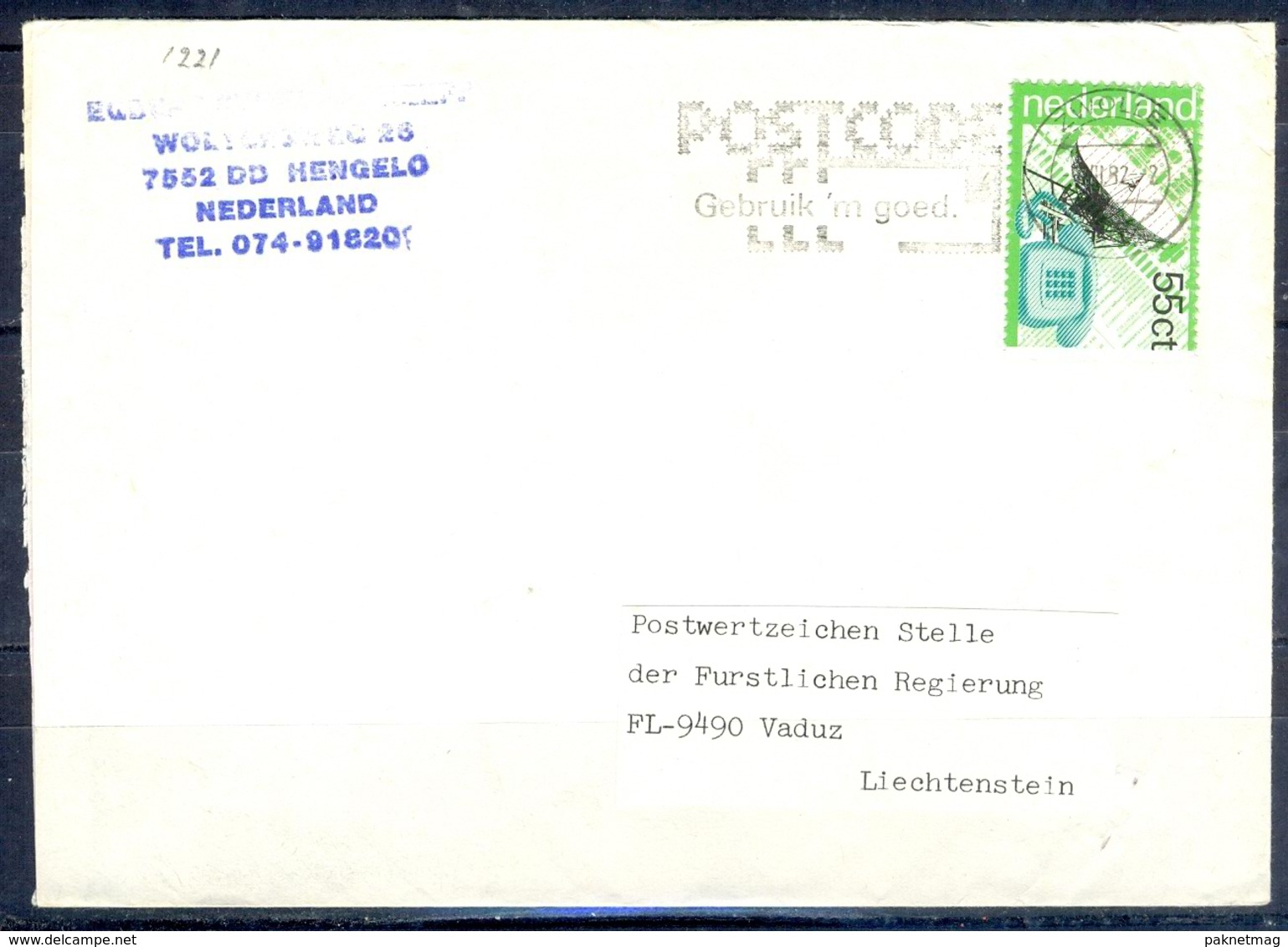 K161- Postal Used Cover. Post From Nederland. Netherlands. - Postal History