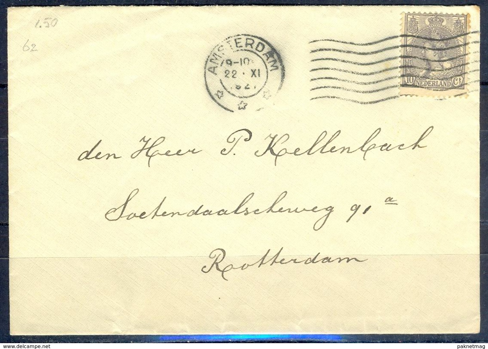 K173- Postal Used Cover. Post From Nederland. Netherlands. - Postal History