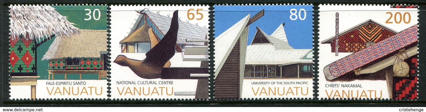 Vanuatu 1998 Local Architecture Set MNH (SG 766-769) - Vanuatu (1980-...)