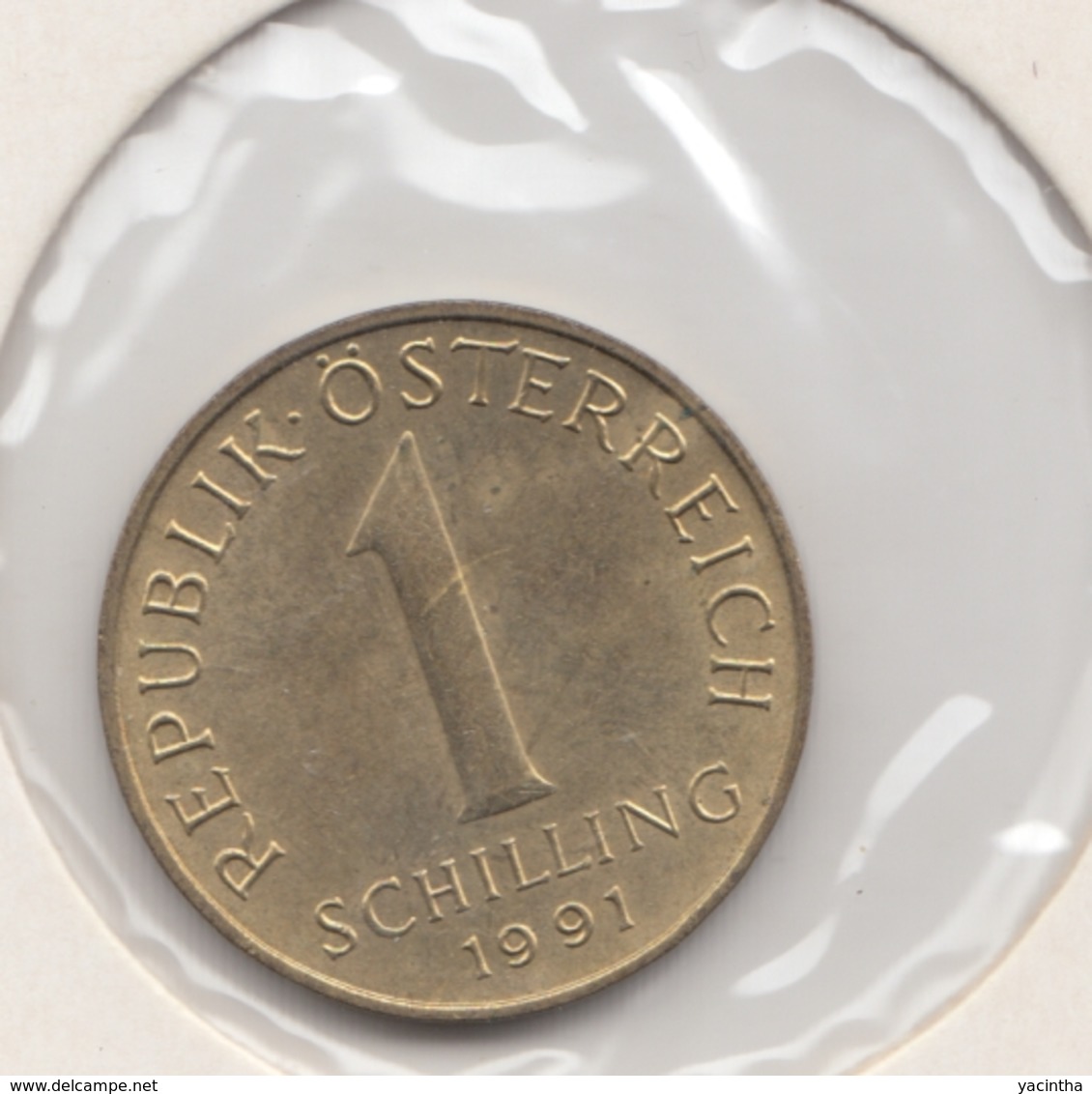 @Y@  OOSTENRIJK  1  Shilling   1991  (3382) - Oesterreich