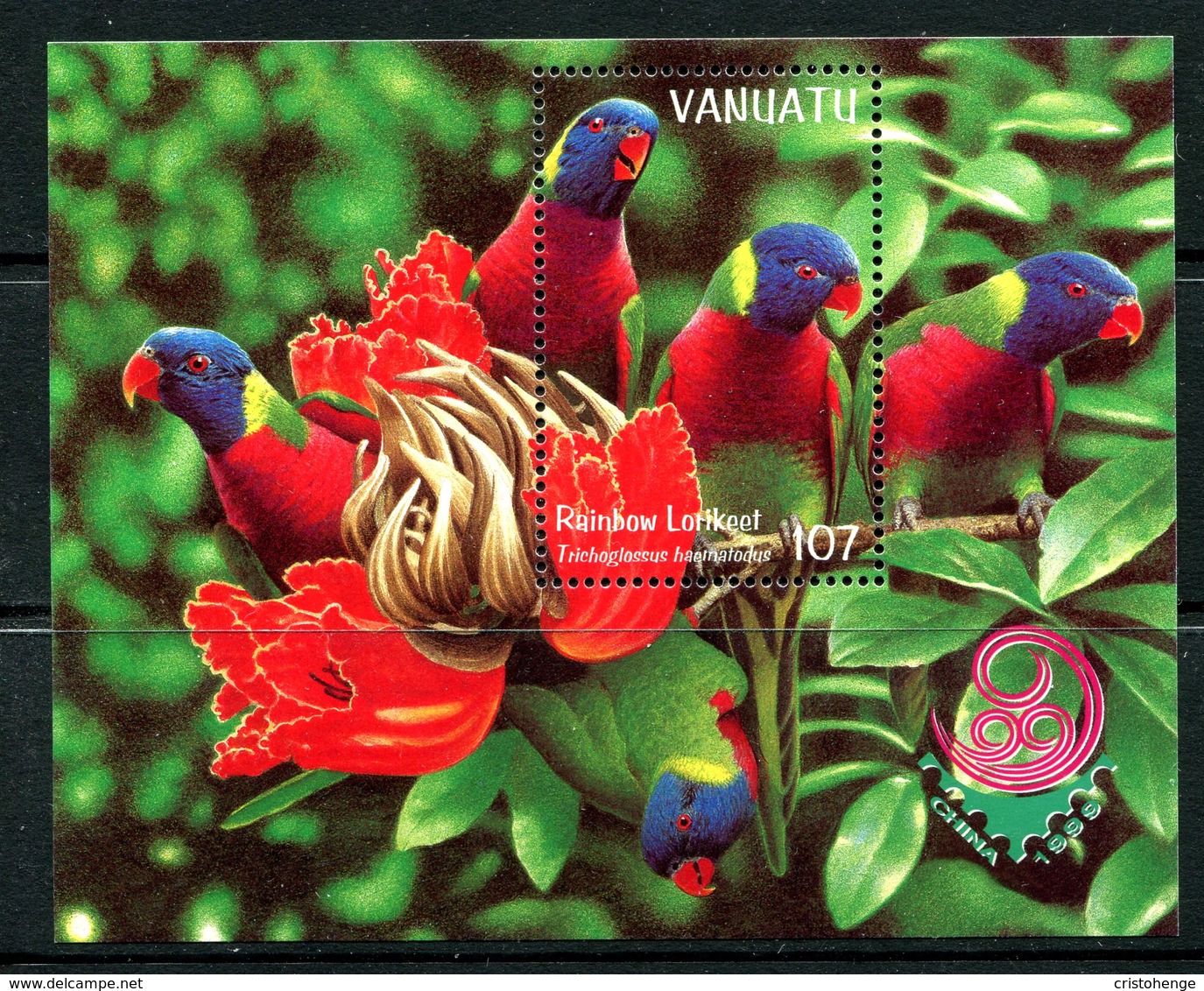 Vanuatu 1999 China '99 Stamp Exhibition MS MNH (SG MS822) - Vanuatu (1980-...)