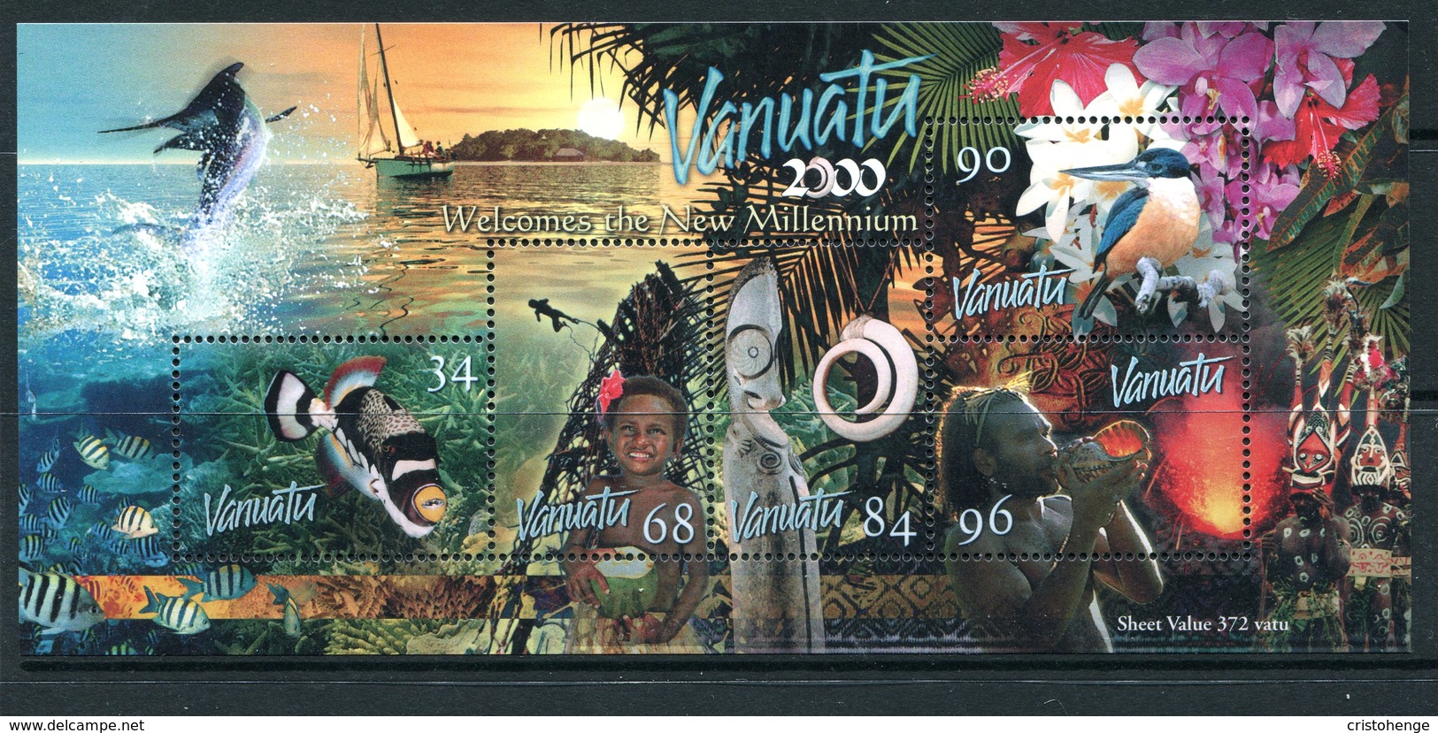 Vanuatu 1999 New Millennium MS MNH (SG MS827) - Vanuatu (1980-...)