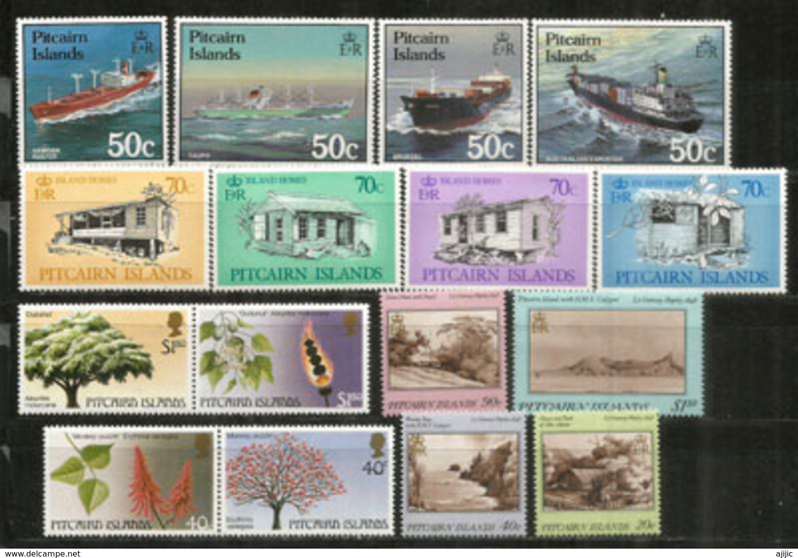 Année Complète 1987 .  16 Timbres Neufs **  Côte 35,00 Euro - Pitcairn