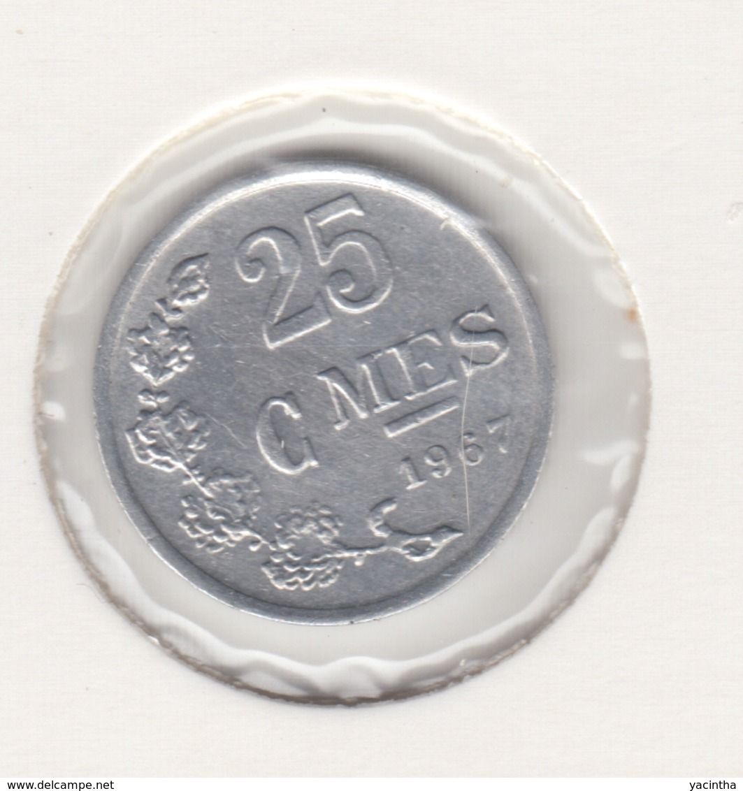 @Y@    Luxemburg  25 Centimes   1967   (4633) - Luxembourg