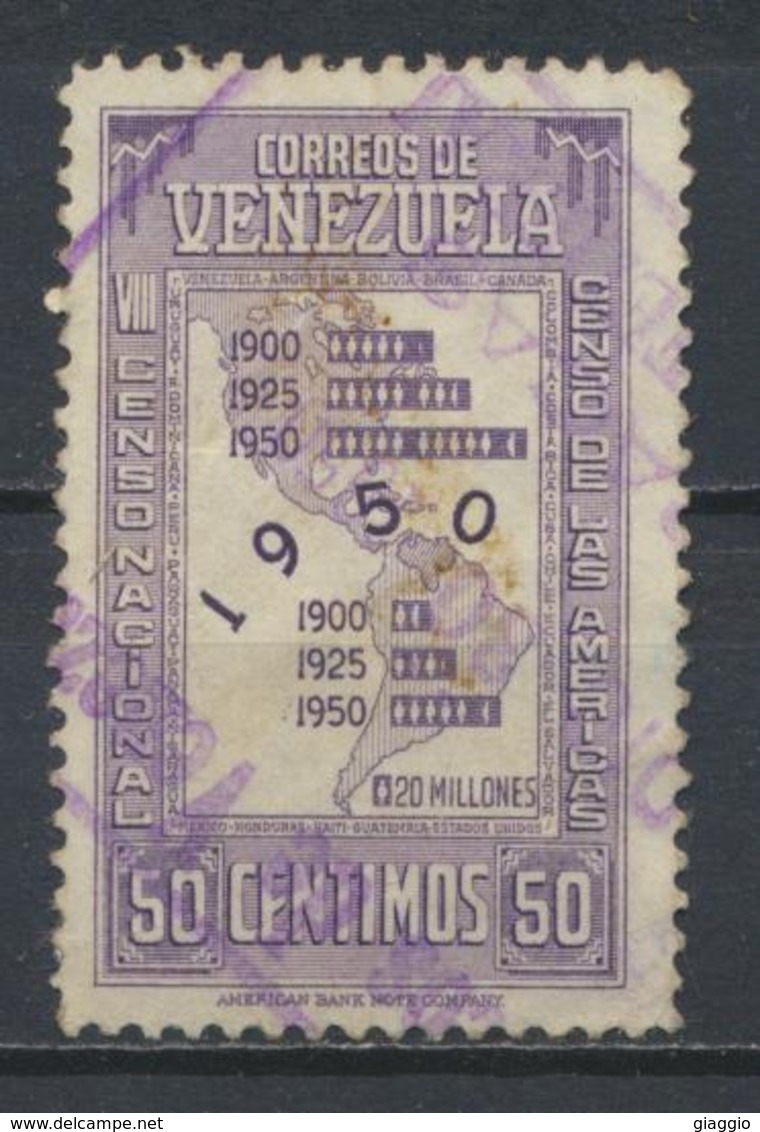 °°° VENEZUELA - Y&T N°308 - 1950 °°° - Venezuela