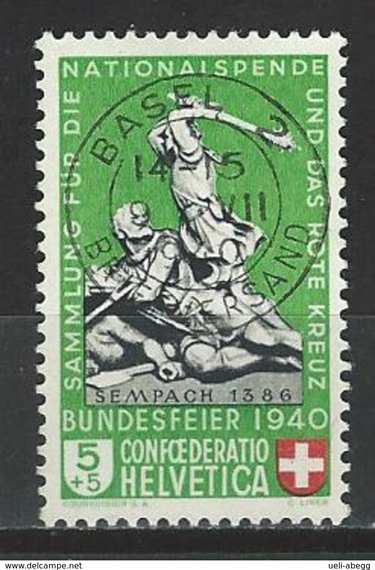 SBK B3, Mi 364 Stempel Basel 2 - Oblitérés