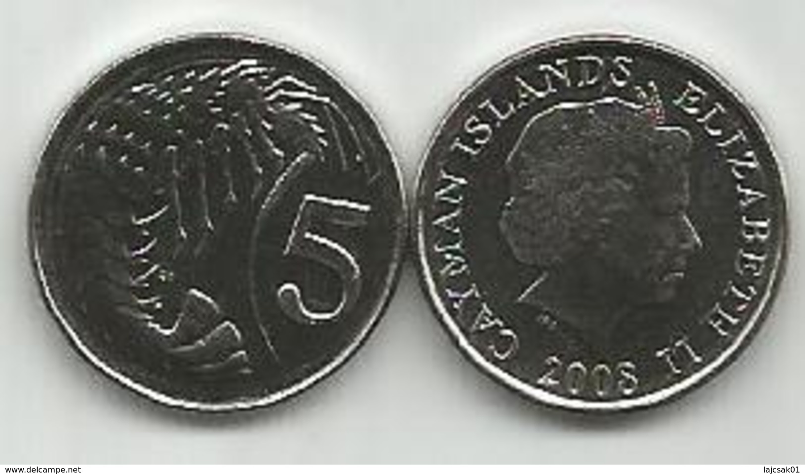 Cayman Islands 5 Cents 2008. High Grade - Kaimaninseln