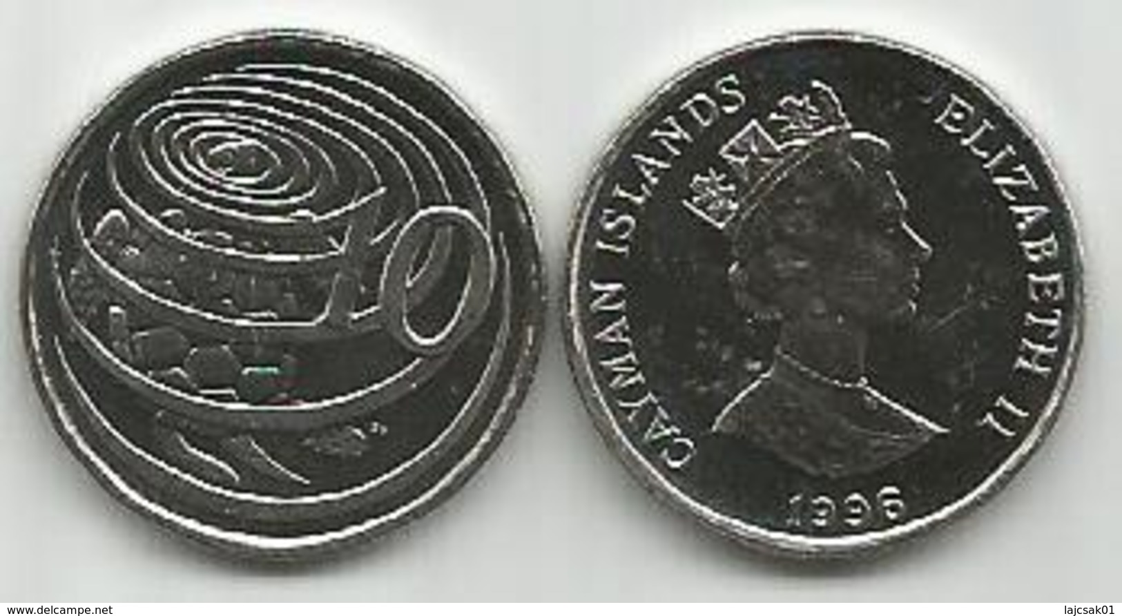 Cayman Islands 10 Cents 1996. High Grade - Caimán (Islas)