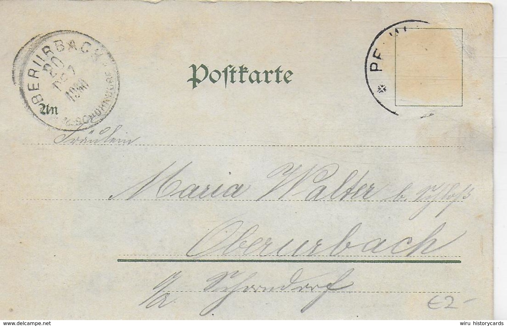 AK 0160  Gruss Vom Welzheimer Wald ( Klingen Mühle ) - Verlag Bilfinger Um 1900 - Waiblingen