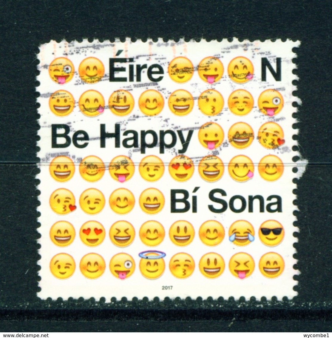 IRELAND - 2017 Be Happy 'N'  Used As Scan - Used Stamps