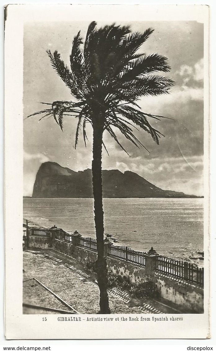 W1130 Gibraltar - Artistic View Of The Rock From Spanish Shores / Non Viaggiata - Gibraltar