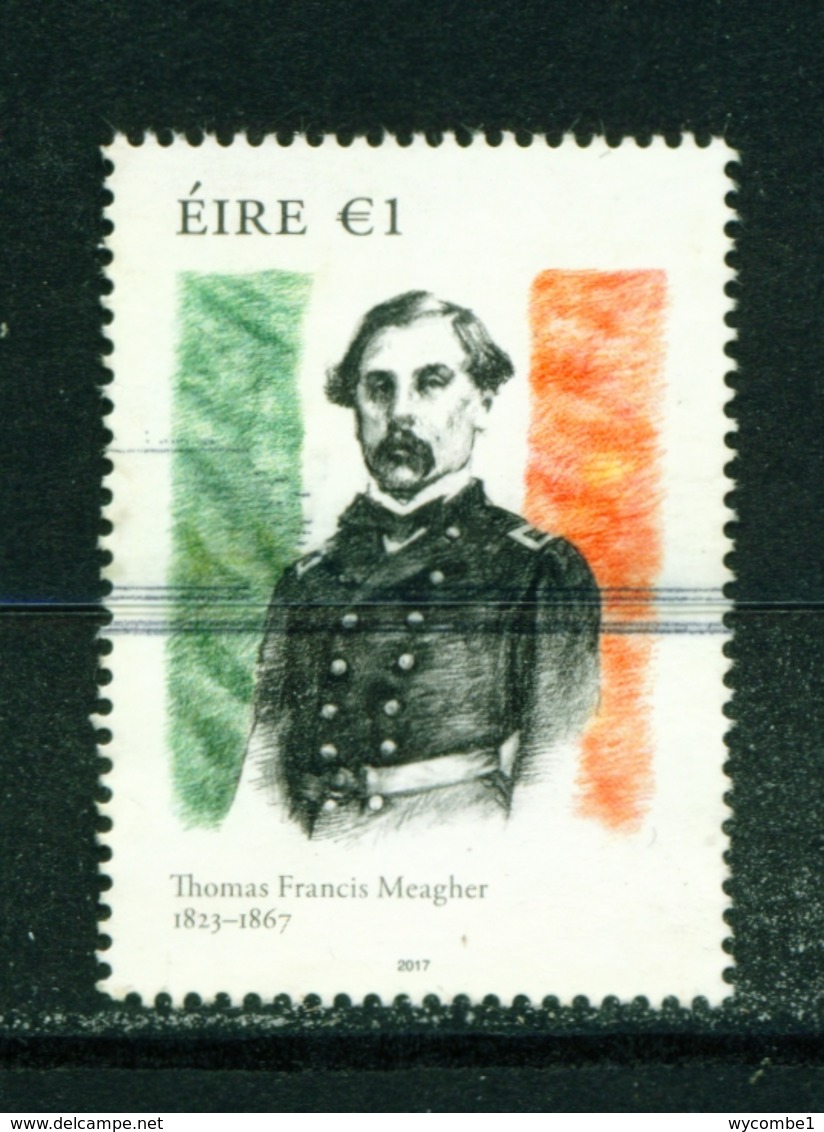 IRELAND - 2017 Thomas Francis Meagher 1 Euro  Used As Scan - Used Stamps