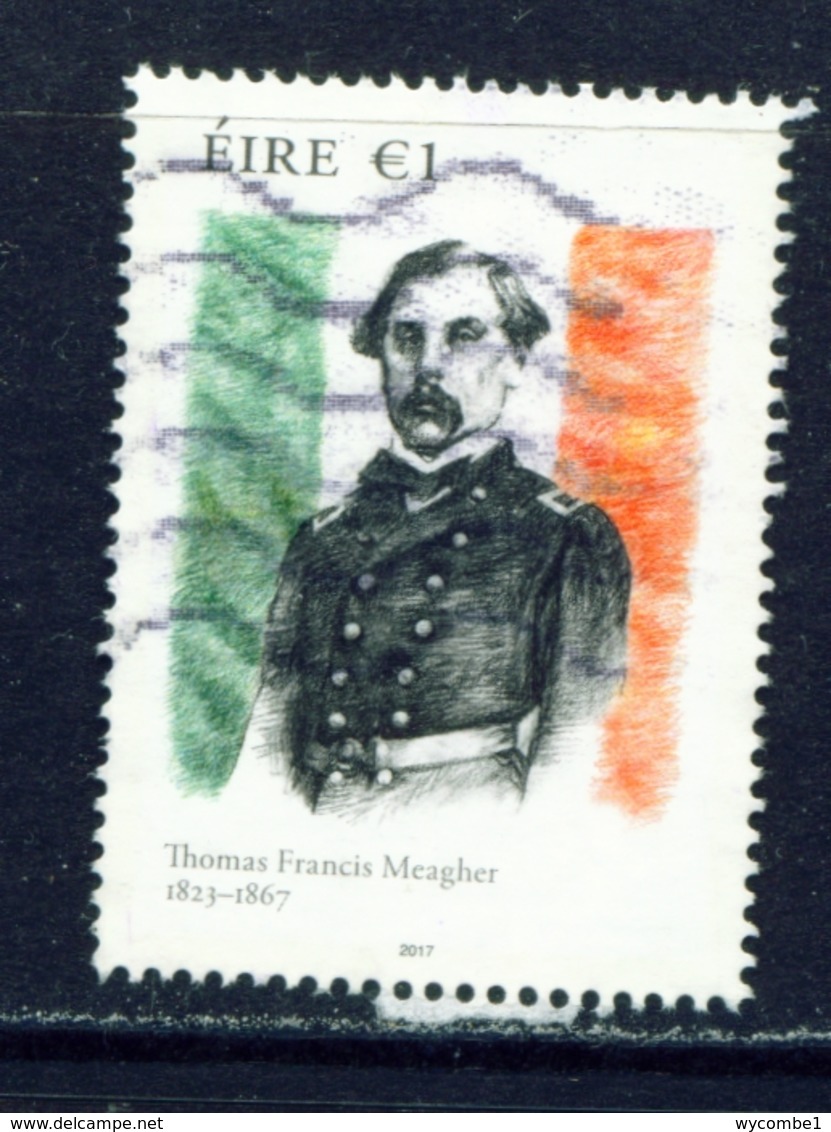 IRELAND - 2017 Thomas Francis Meagher 1 Euro  Used As Scan - Used Stamps