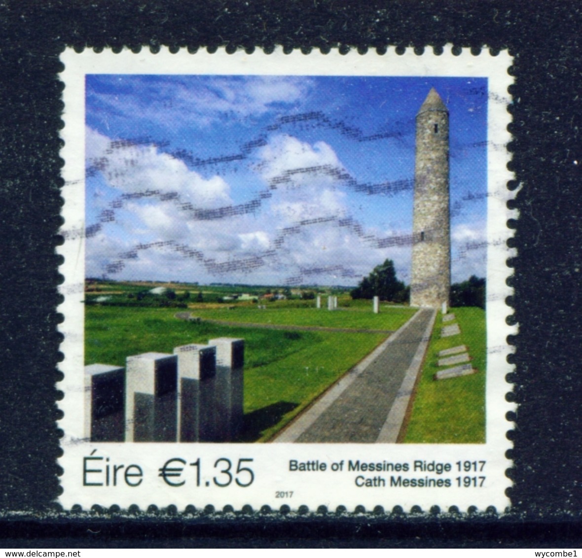 IRELAND - 2017 Battle Of Messines Ridge 1.35 Euro  Used As Scan - Used Stamps