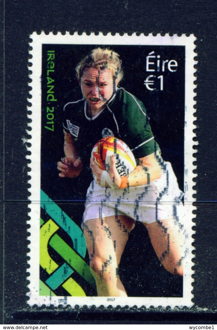 IRELAND - 2017 Womens Rugby 1 Euro  Used As Scan - Used Stamps