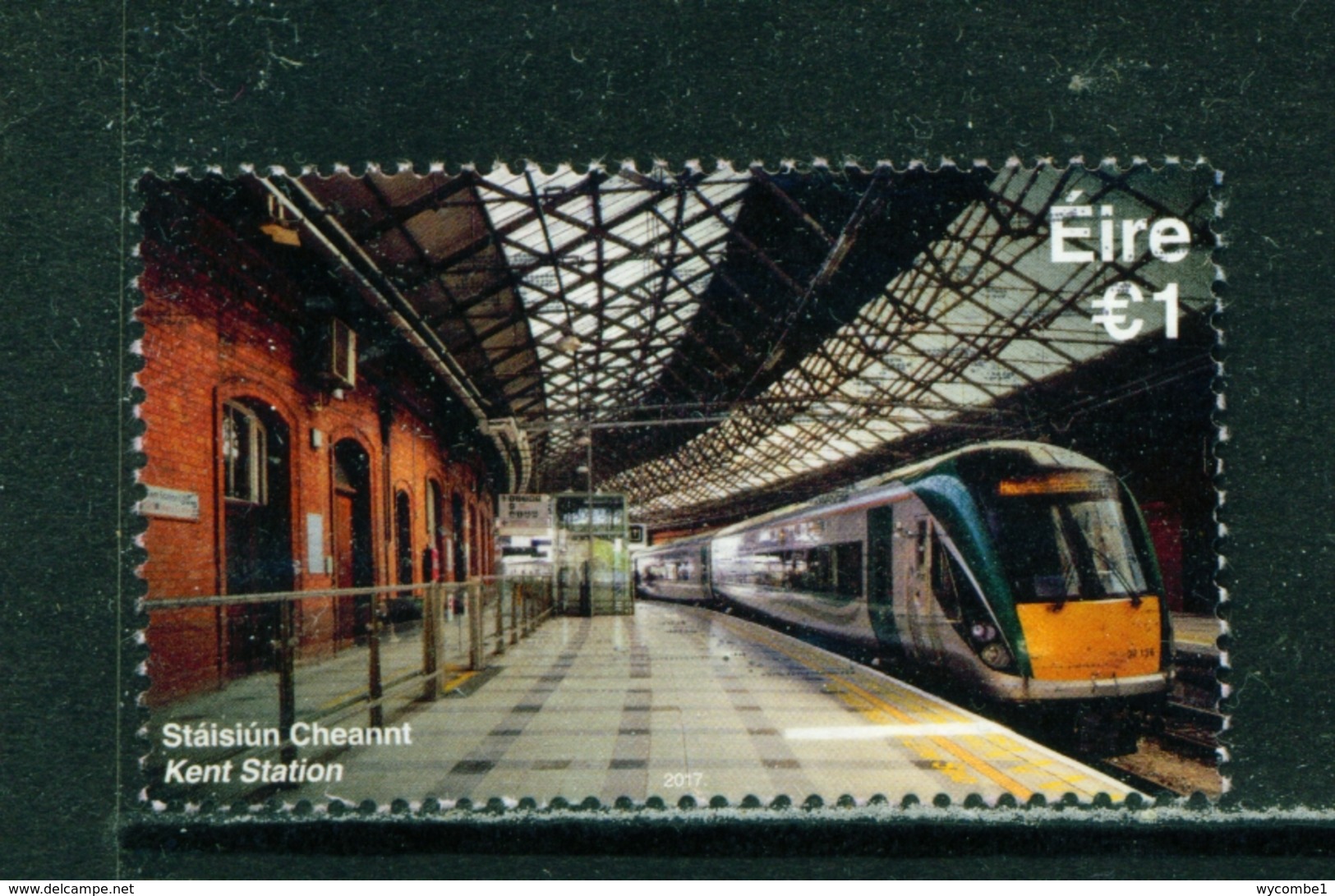 IRELAND - 2017 Railway Stations 1 Euro  Used As Scan - Used Stamps