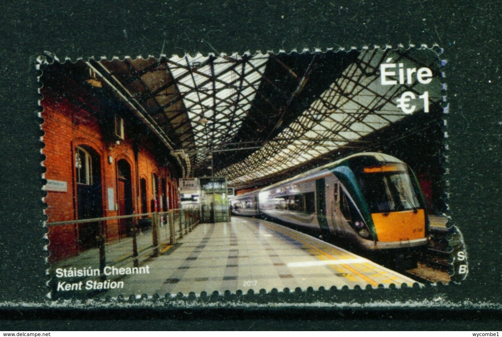 IRELAND - 2017 Railway Stations 1 Euro  Used As Scan - Used Stamps