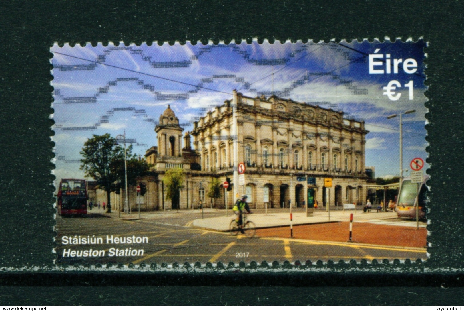 IRELAND - 2017 Railway Stations 1 Euro  Used As Scan - Used Stamps