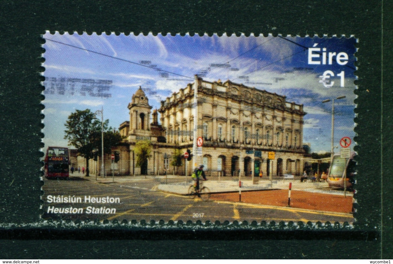 IRELAND - 2017 Railway Stations 1 Euro  Used As Scan - Used Stamps