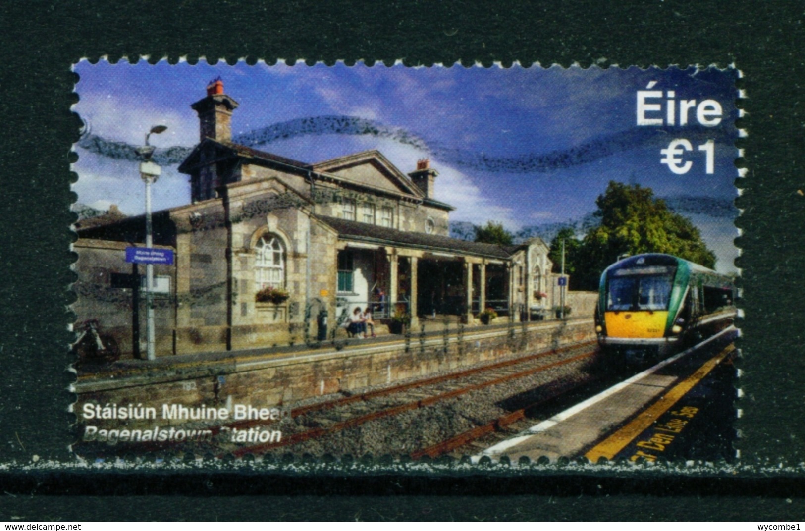 IRELAND - 2017 Railway Stations 1 Euro  Used As Scan - Usados