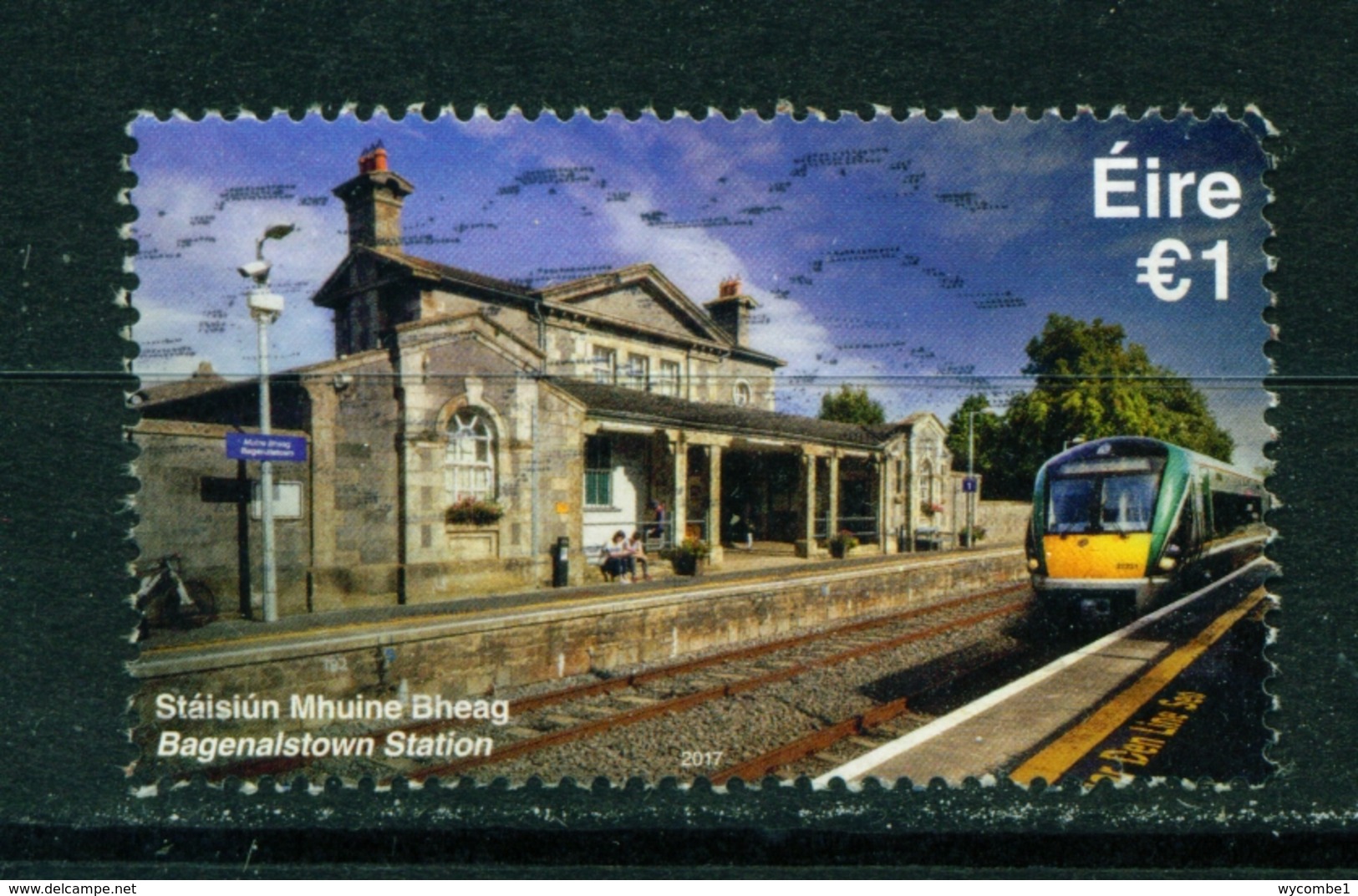 IRELAND - 2017 Railway Stations 1 Euro  Used As Scan - Used Stamps