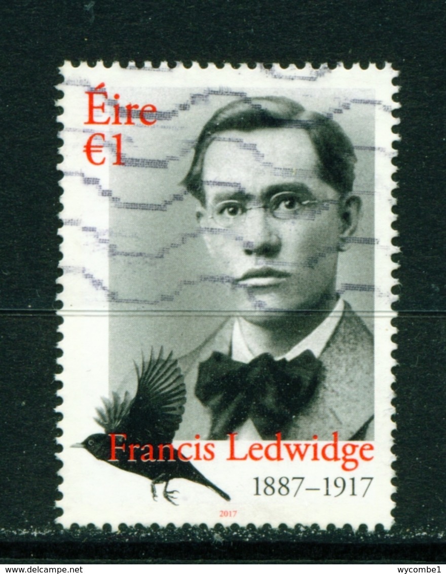 IRELAND - 2017 Francis Ledwidge 1 Euro  Used As Scan - Used Stamps