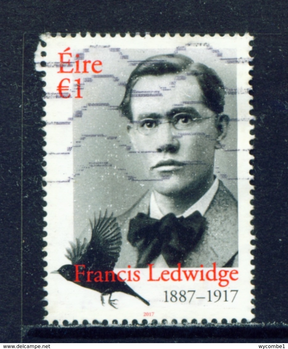 IRELAND - 2017 Francis Ledwidge 1 Euro  Used As Scan - Used Stamps