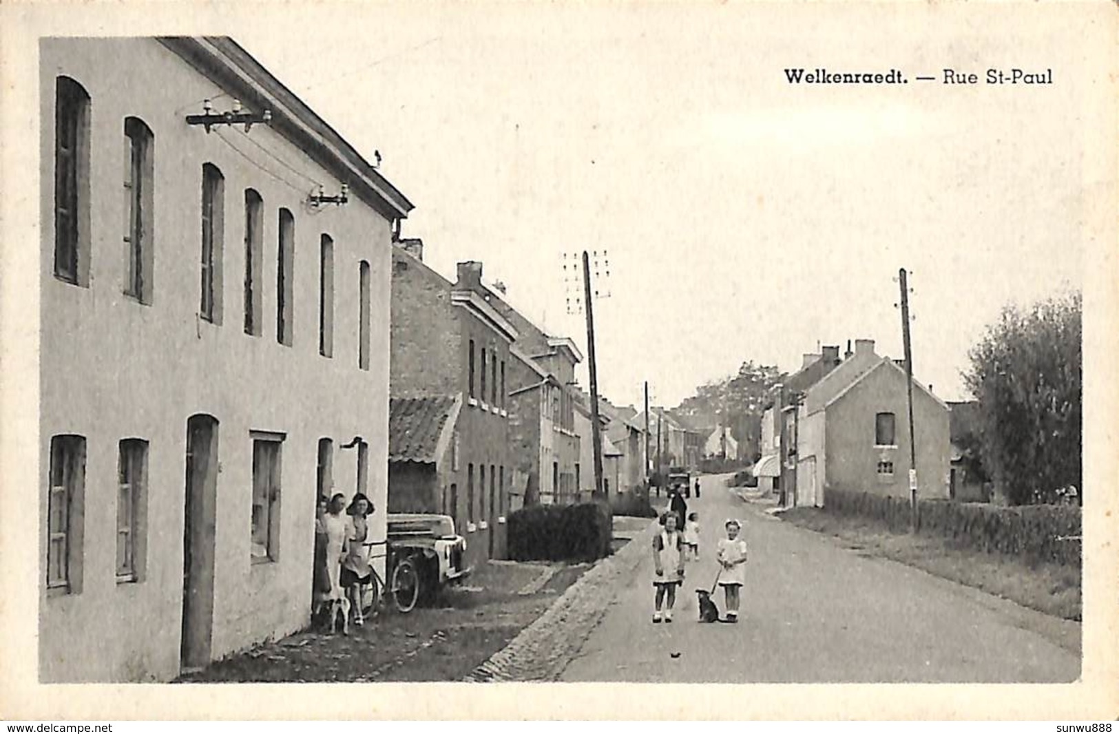 Welkenraedt - Rue St Paul (animée, Oldtimer) - Welkenraedt