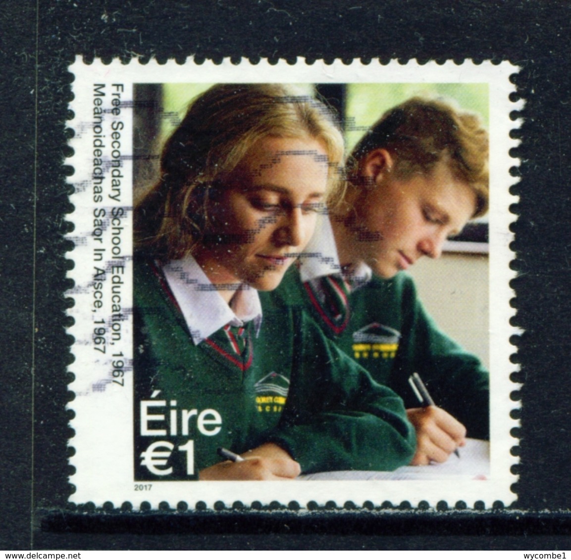 IRELAND - 2017 Education 1 Euro  Used As Scan - Used Stamps