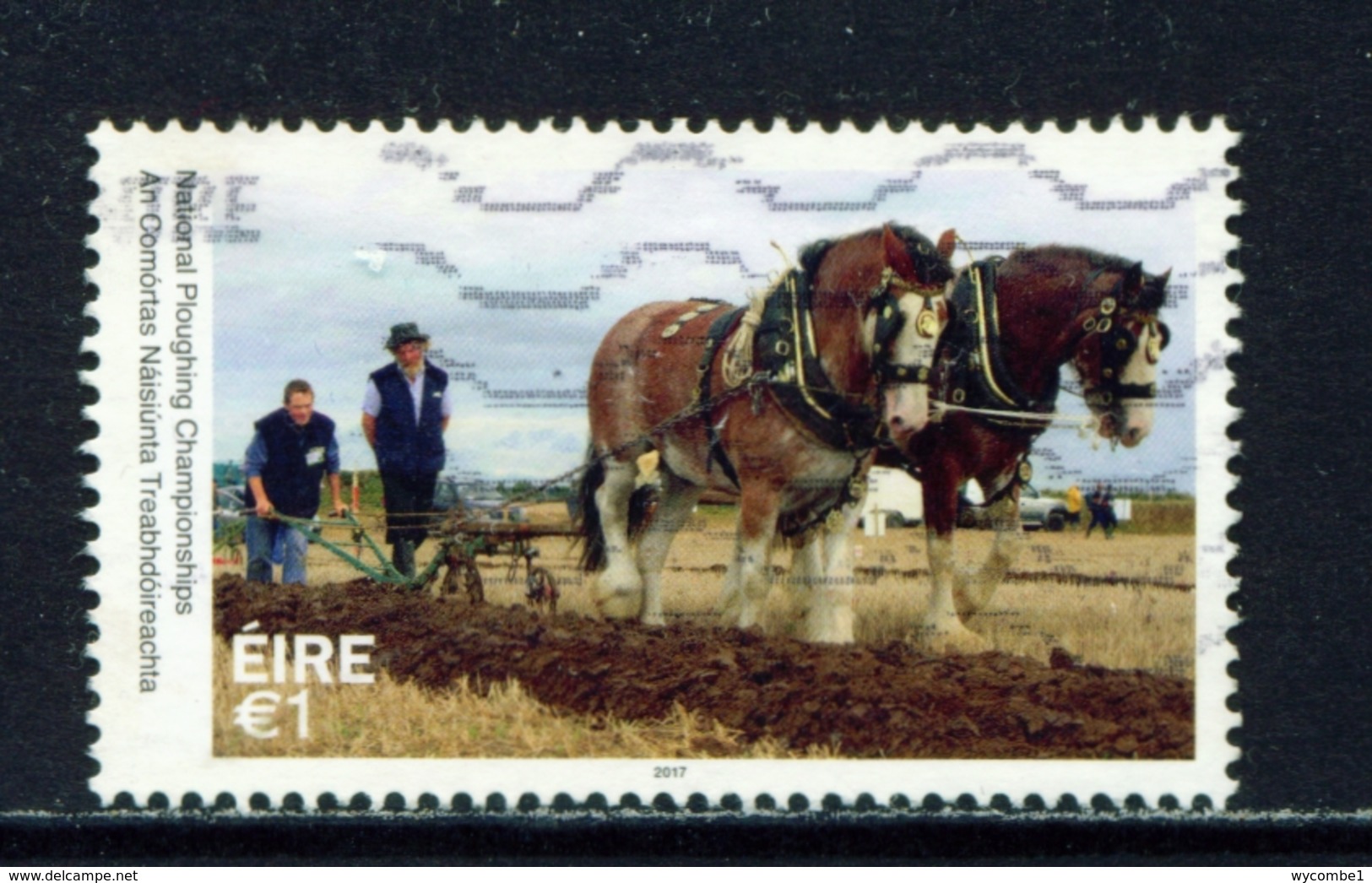 IRELAND - 2017 World Ploughing Championships 1 Euro  Used As Scan - Used Stamps