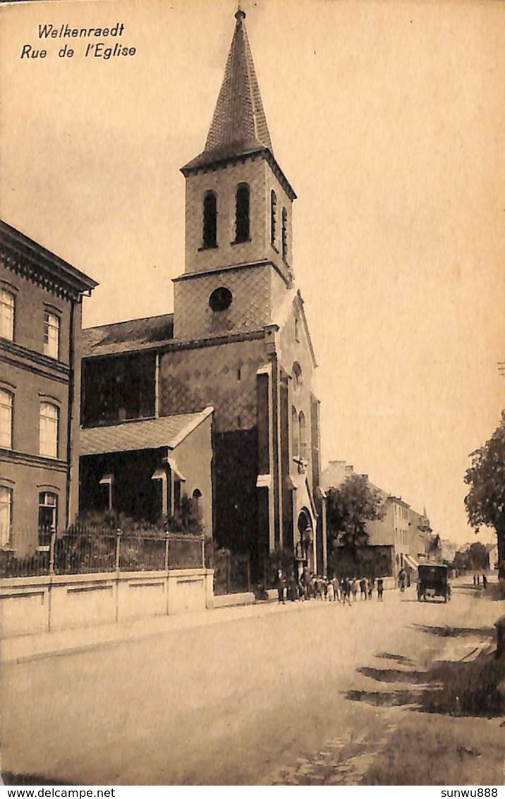 Welkenraedt - Rue De L'Eglise (animée, Oldtimer, Maison Gérard) - Welkenraedt