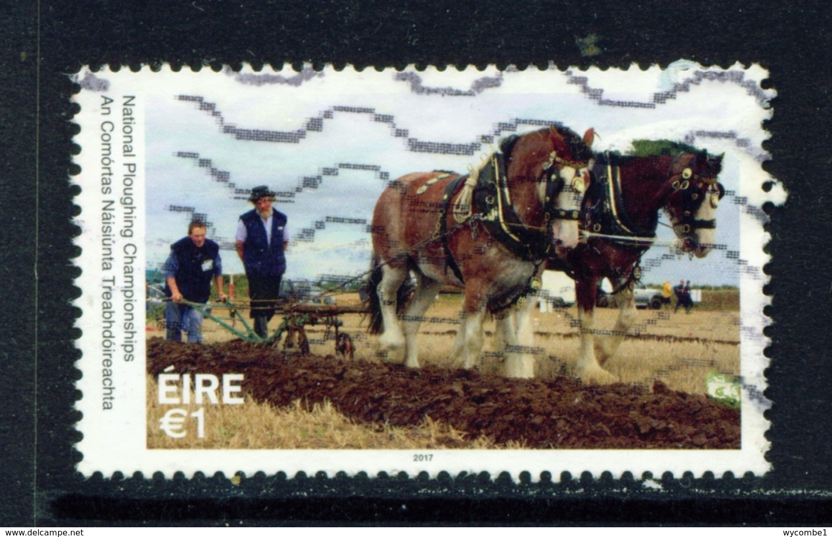 IRELAND - 2017 World Ploughing Championships 1 Euro  Used As Scan - Used Stamps