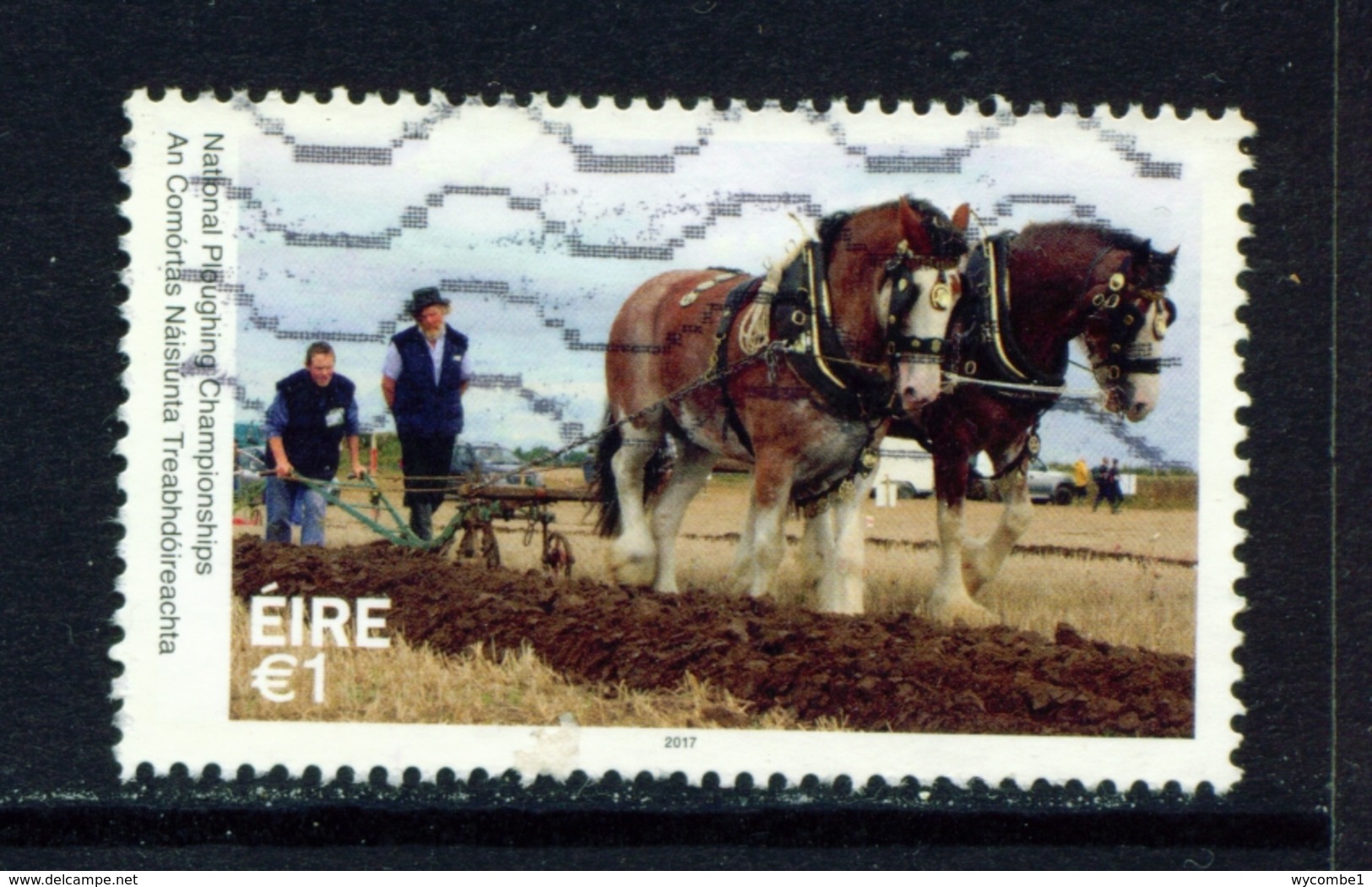 IRELAND - 2017 World Ploughing Championships 1 Euro  Used As Scan - Used Stamps