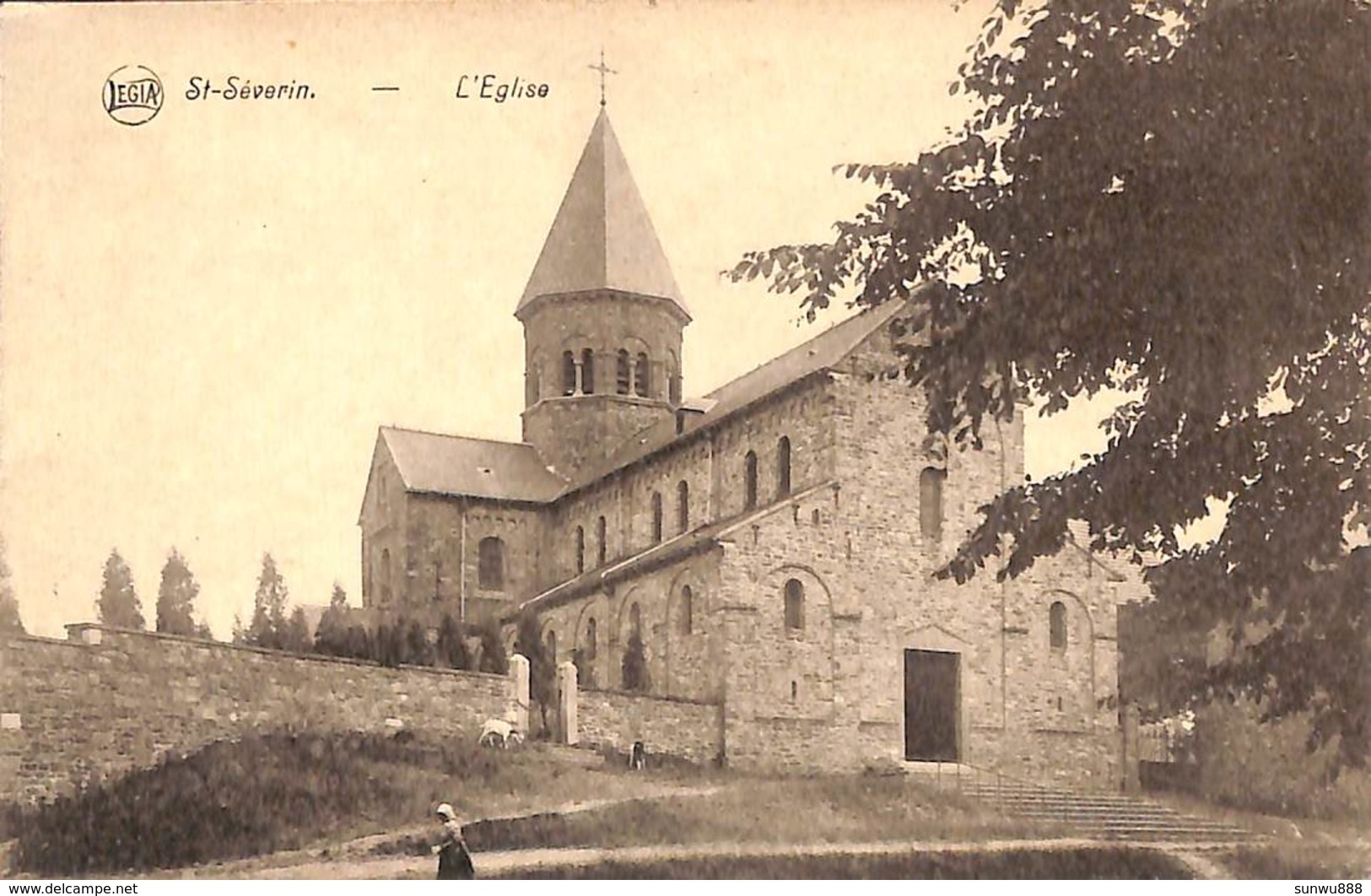 St Séverin - L'Eglise (animée, Chèvres, Edit. M Cuivers-Lemye) - Nandrin