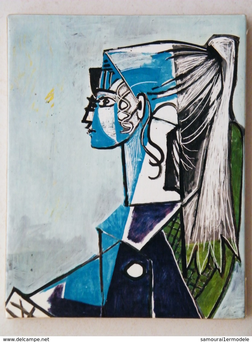 Pablo PICASSO Portrait De Sylvette DAVID 1954 - Toile Repro De 1955 Par Editions Braun - Other & Unclassified