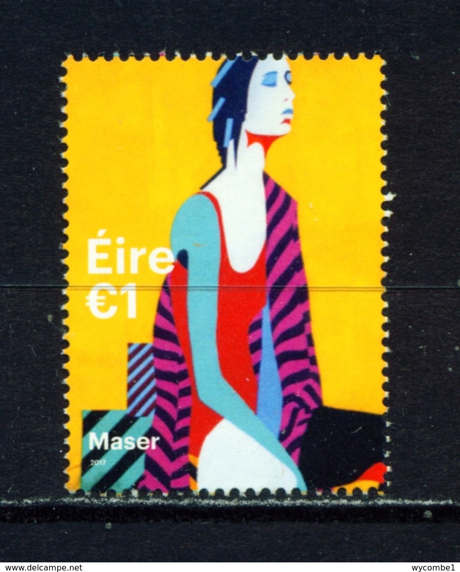 IRELAND - 2017 Urban Street Art 1 Euro  Used As Scan - Usados