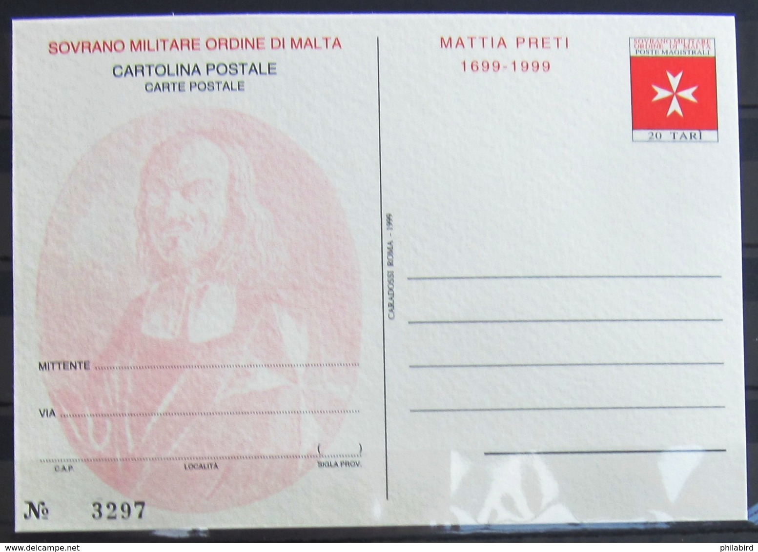 ORDRE DE MALTE                     Carte Postale                         NEUF** - Malte (Ordre De)