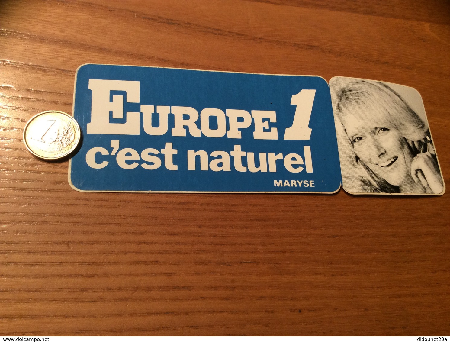 AUTOCOLLANT, Sticker «EUROPE 1 C’est Naturel - MARYSE» (radio) - Autocollants