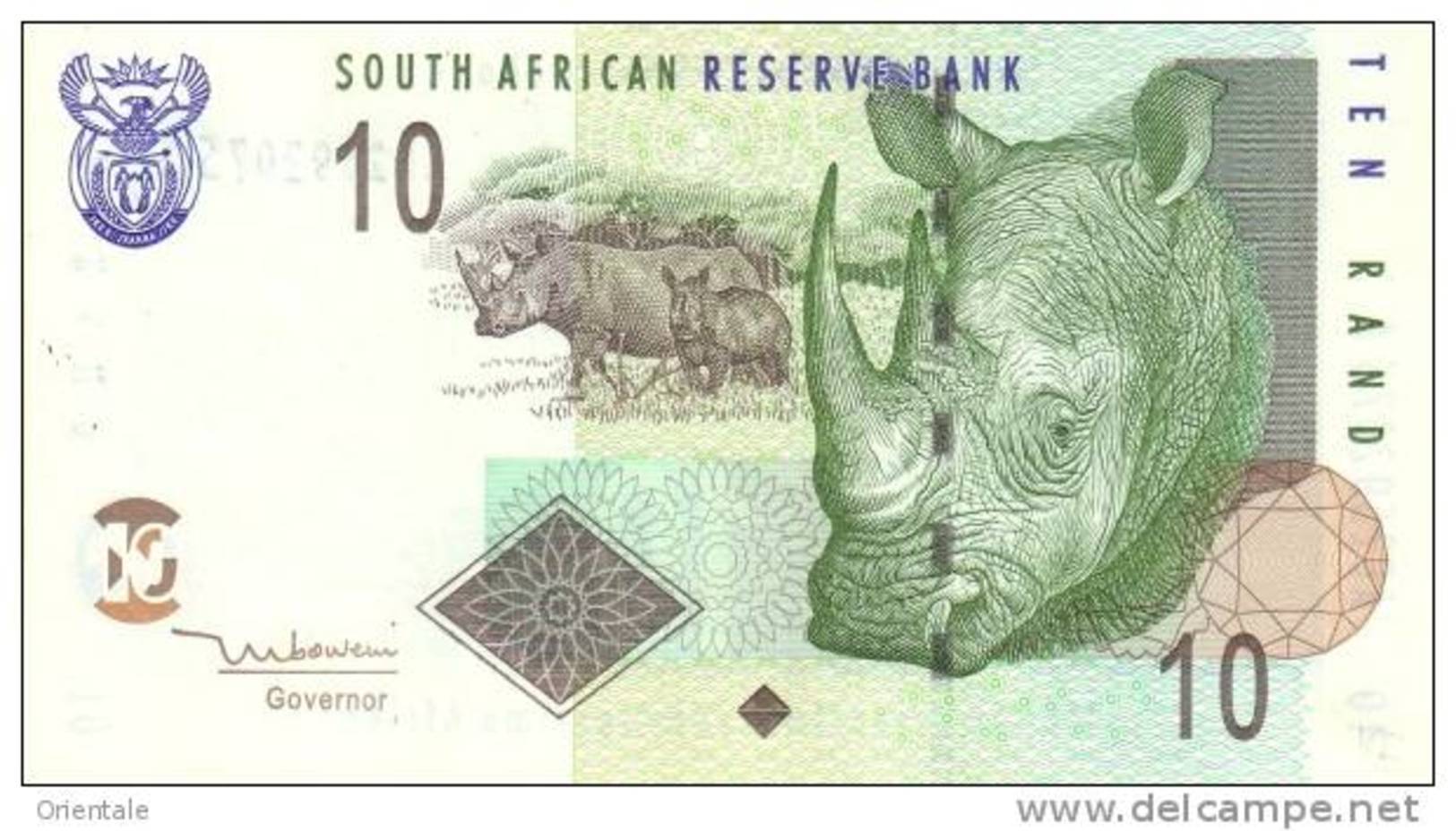 SOUTH AFRICA P. 128a 10 R  2005 UNC - South Africa