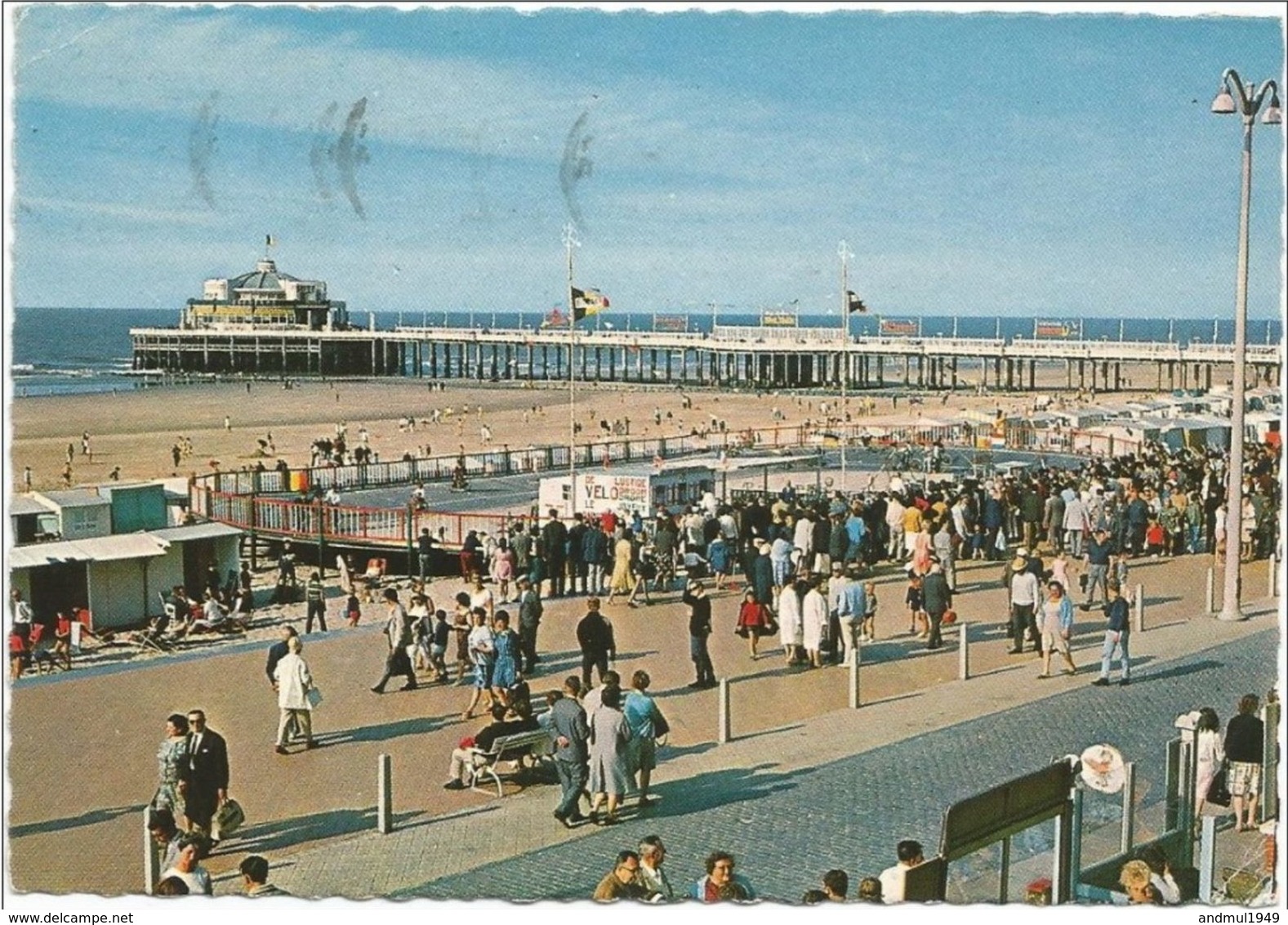 BLANKENBERGE - Pier Et Plage Avec Vélodrome - Blankenberge