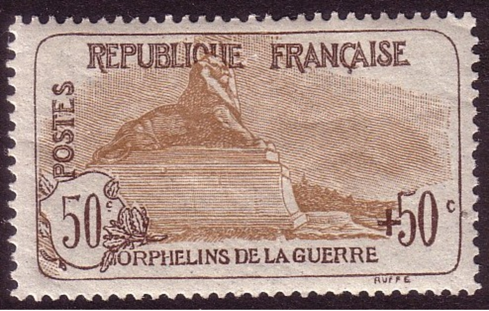 Y&T N°153, Orphelins: 50c +50c Brun Et Brun-clair, Très Bon Centrage Neuf * - Used Stamps